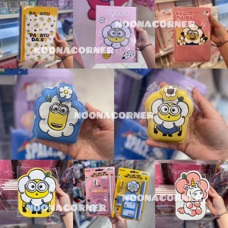 

Miniso x Daisy Minion ‼️ Stationery Set & Notebook Buku Tulis Minions Collections