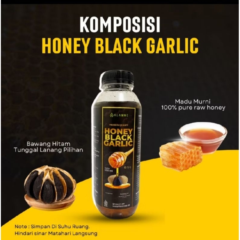 

Black Garlic Honey Madu Bawang Hitam Tunggal Lanang premium Ukuran 250ml