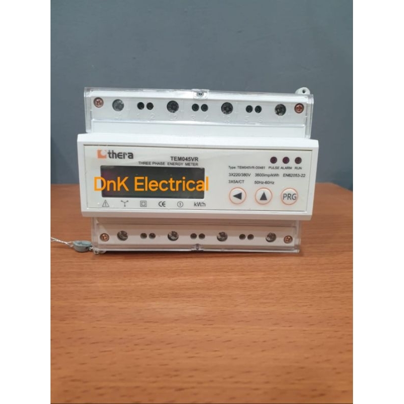 KWH Meter 3 Phase via CT Modbus Merk THERA TEM045VR-D0481