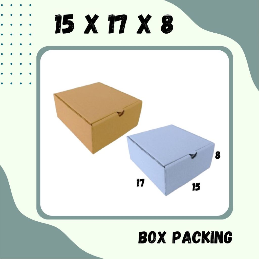 

Kardus 15x17x8 LD Box Packing Minyak Wangi Madu Kosmetik Hampers Kotak Kemasan Box Souvenir Karton Sparepart