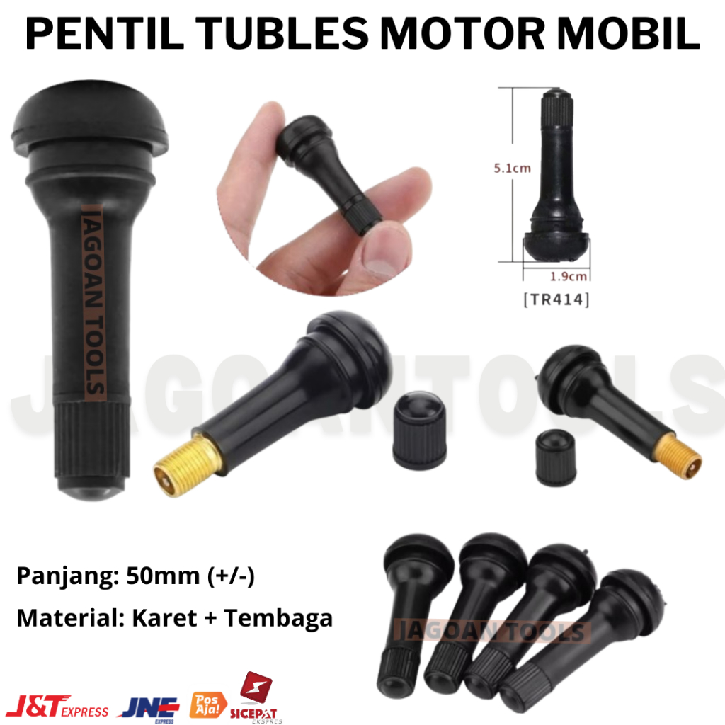 Pentil Ban Tubeless Tubless Karet Pentil Ban Motor Ban Mobil
