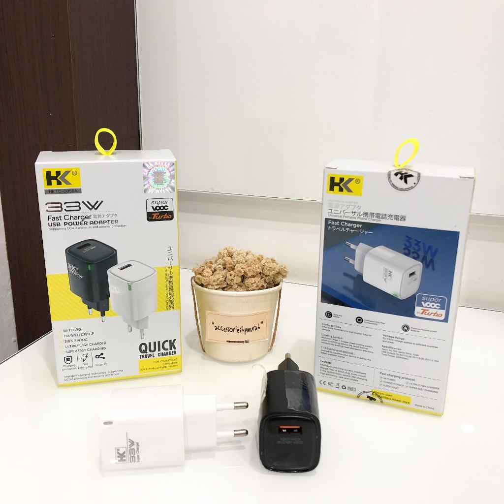 BATOK CHARGER HK D058A 1 USB 33W