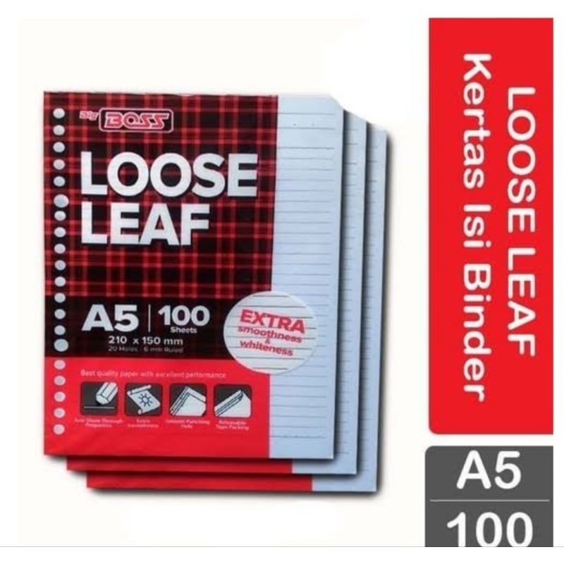 

Loose Leaf Big Boss A5 100 lembar