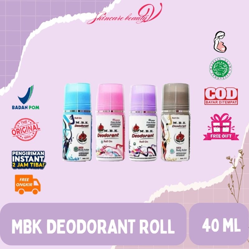 M.B.K - MBK Deodorant Roll On/Deo M.B.K/pengharum ketiak