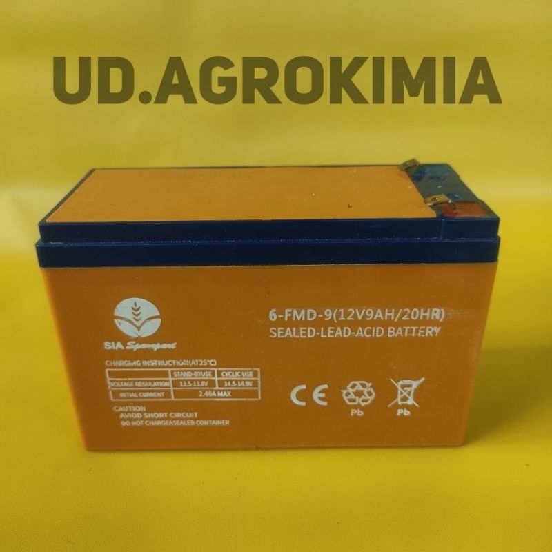 AKI 9 AH 12 V BATERAI SPRAYER ELEKTRIK ACCU TANGKI ELEKTRIK