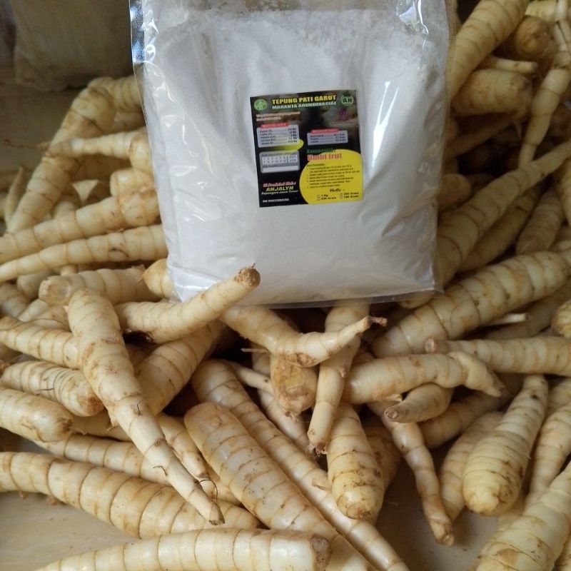 

tepung pati garut asli/Pati girut/obat asam lambung. 1 kg
