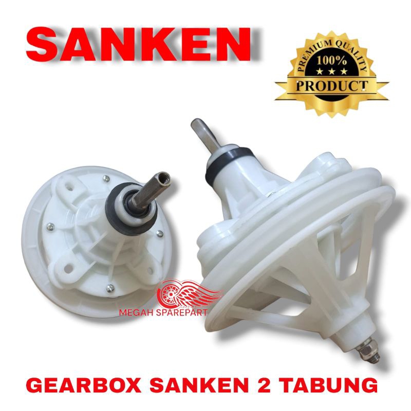 { TW-7750DBU } GEARBOX GIRBOX MESIN CUCI SANKEN 2 TABUNG PULLY TW7750DBU