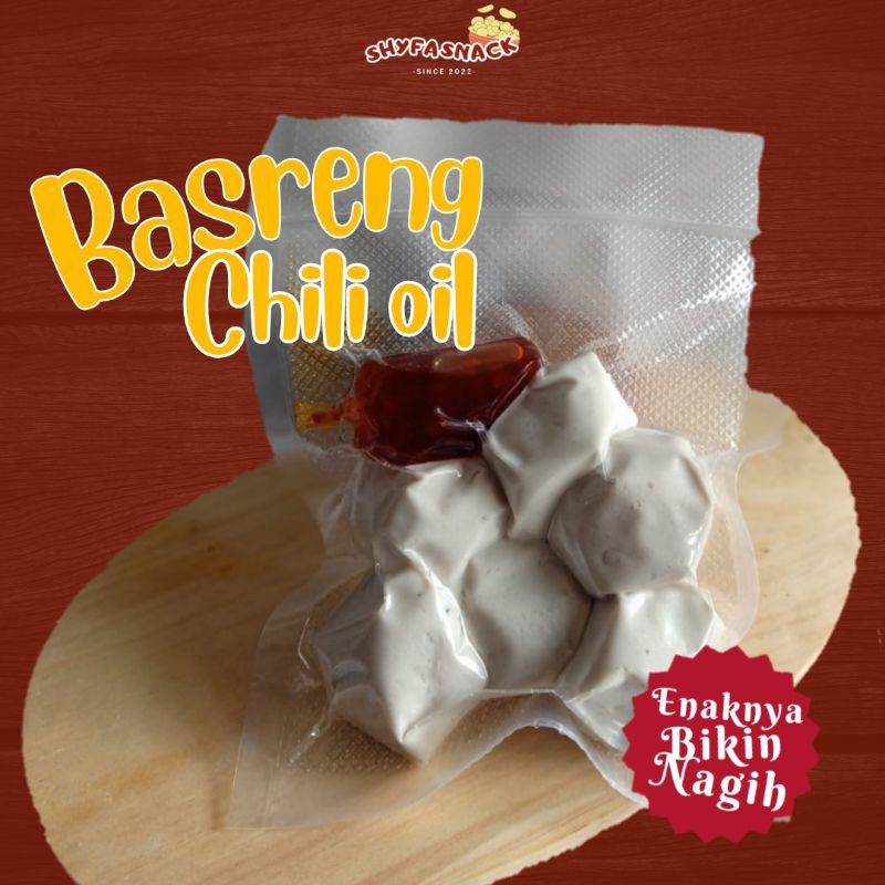 

BASRENG CHILI OIL BASRENG BOJOT SHYFA SNACK (BASRENG + CHILI OIL)