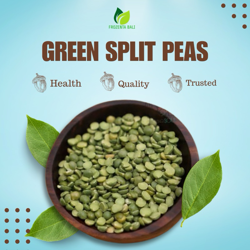 

Green Split Peas / Kacang Polong import 1kg