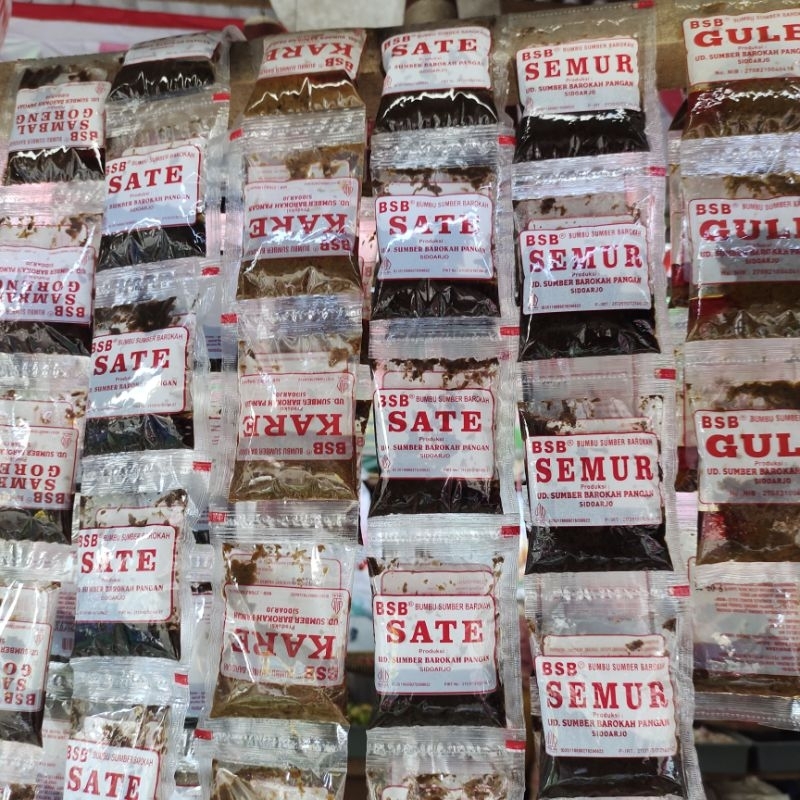 

BUMBU instan rendang / gule / soto / sate / kare / ungkep / semur