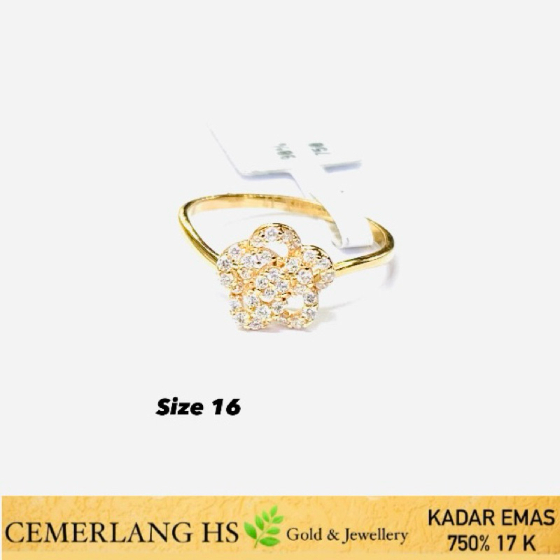 cincin emas fashion italy 17k