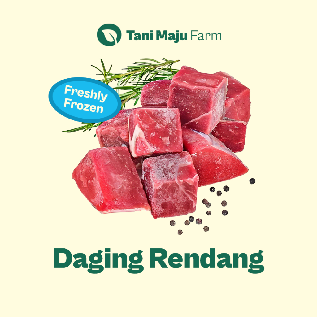 

TANI MAJU - Daging Rendang Paha Fresh (250 gram) - Daging Sapi