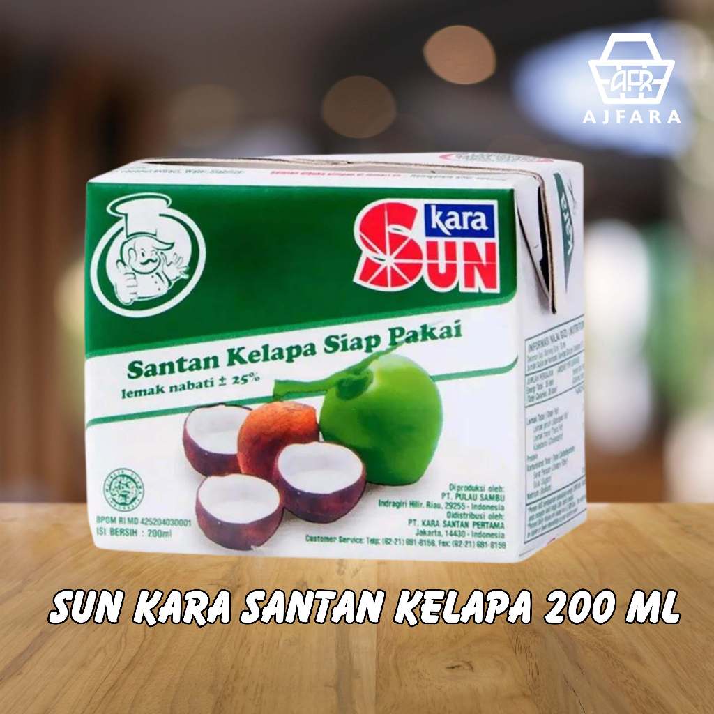 

Sun Kara Santan Kelapa 200 ml/Sun Kara Santan Kelapa TCA 65 ml