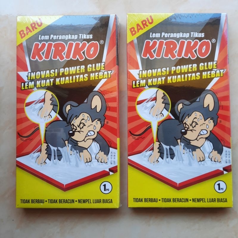 LEM PERANGKAP TIKUS KIRIKO PAPAN / LEM TIKUS KEMASAN BARU MURAH