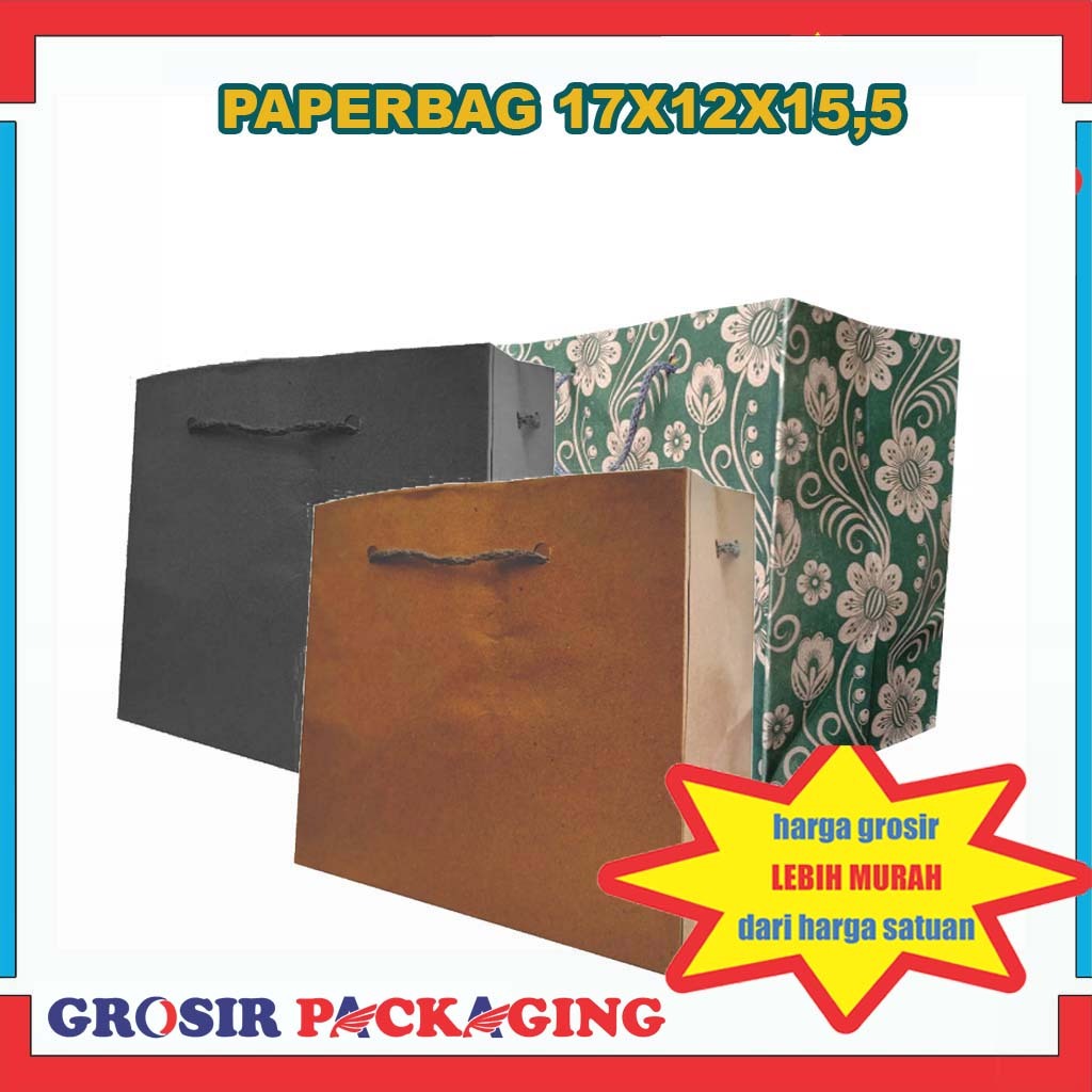 

Paperbag 17x12x15,5 Cm/ Tas Kado/ Tas Souvenir/ Paperbag