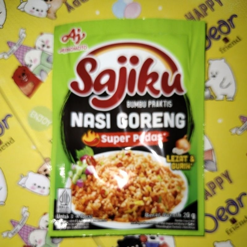 

Khosi Store Sajiku Nasi goreng super pedas ajinomoto 20gr