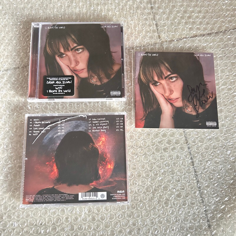 [Ready Stock] SASHA ALEX SLOAN - I BLAME THE WORLD SIGNED CD ALBUM (Autographed) Only Child BTS RED 