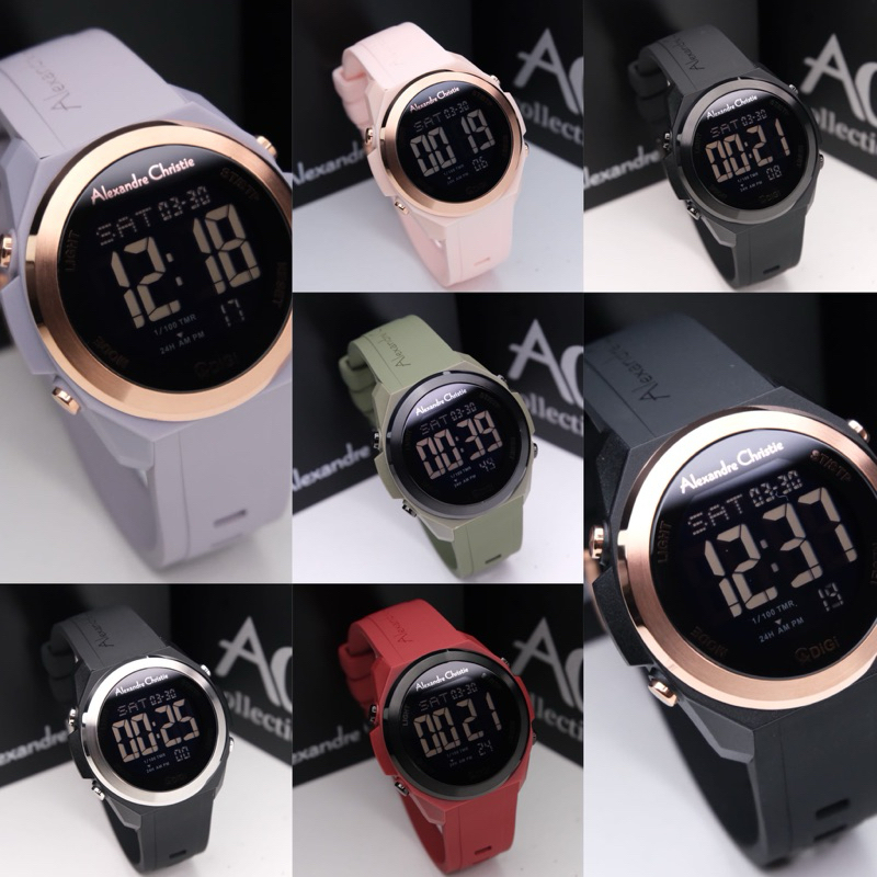 JAM TANGAN WANITA ALEXANDRE CHRISTIE AC9342 / AC 9342 / AC 9359 / AC 9359 DIGITAL ORIGINAL