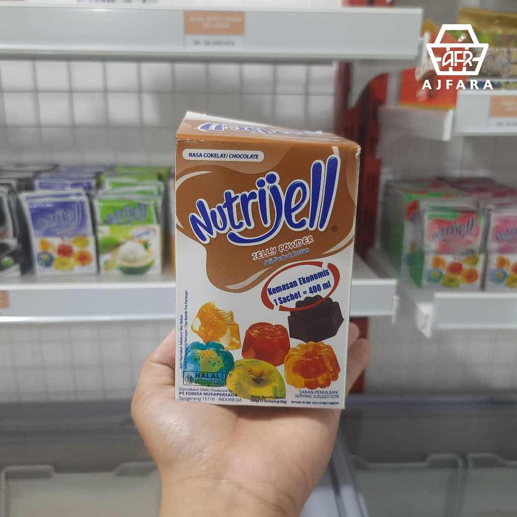 

Nutrijell 1 Box Isi 12 Pcs Coklat 20g/Anggur 10g/Blueberry 10g/Cincau 10g/Jambu 10g/Jeruk 10g/Lychee 10g/Melon 10g/Strawberry 10g/Mangga 10g/Plain 10g/Kelapa Muda 10g