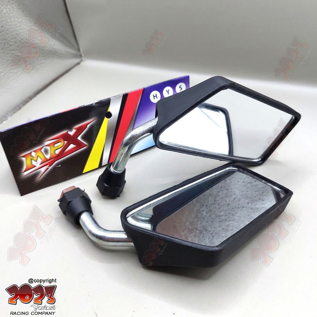 Spion black variasi model kotak spion classic drat honda dan yamaha