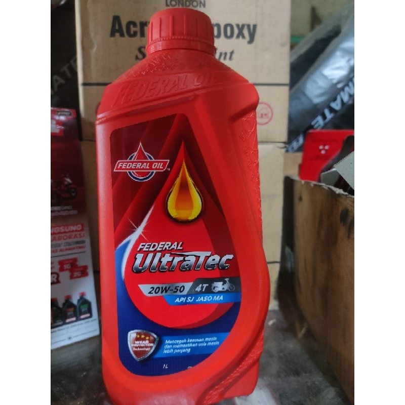 OLI MESIN FEDERAL 1liter 100% ORIGINAL