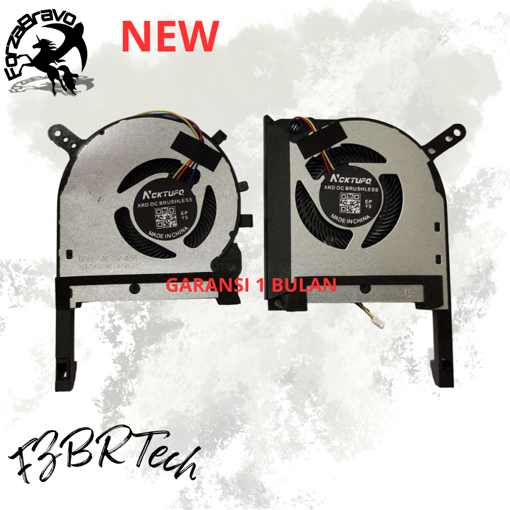Cooling Fan Kipas GPU CPU Asus TUF FX506 FX506IU FX506LH A15 FA506 - SEPASANG