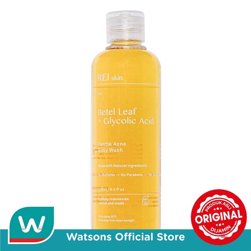 Rei Skin Betel Leaf + Glycolic Acid Gentle Acne Body Wash 250ml