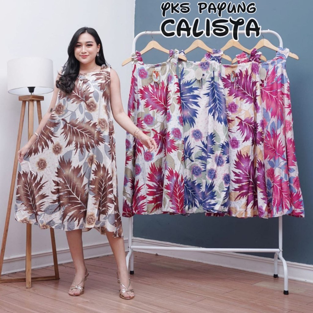 Yukensi pelangi dress wanita