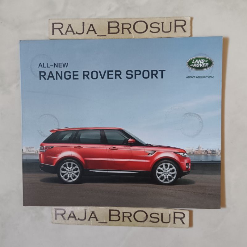 Poster brosur katalog leaflet Land Rover All New Range Rover Sport