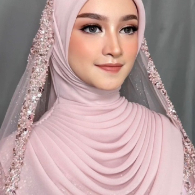 PIZZA SCARF PASHMINA PIZZA MALAYSIAN DRAPPERY HIJAB (READY STOCK)