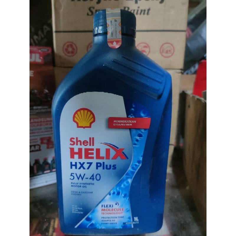 OLI MESIN SHELL HELIX HX7 1LITER 100% ORIGINAL