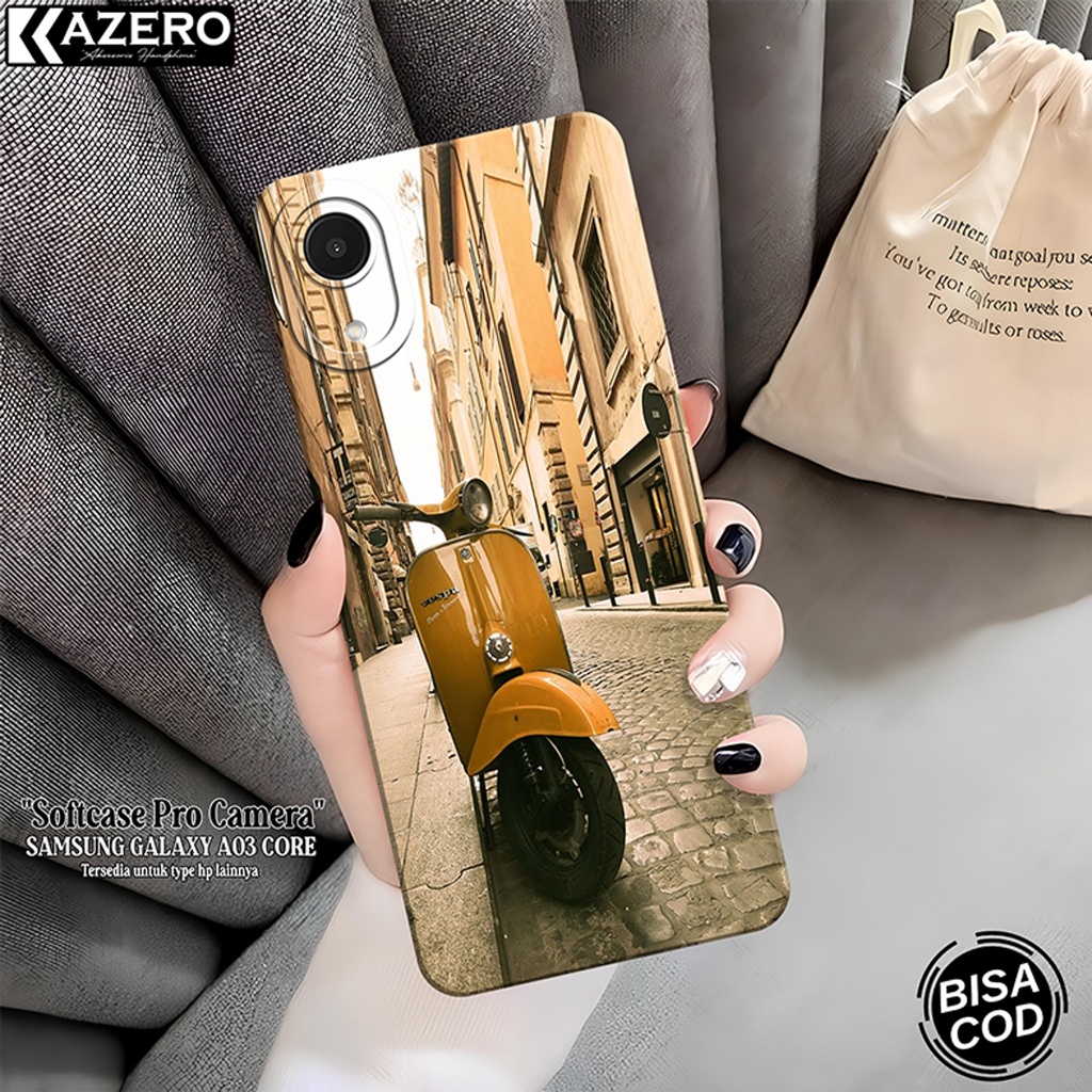 Kesing Hp Samsung Galaxy A03 Core Case Vespa - Case Samsung Samsung A03 Core - Casing Samsung A03 Co