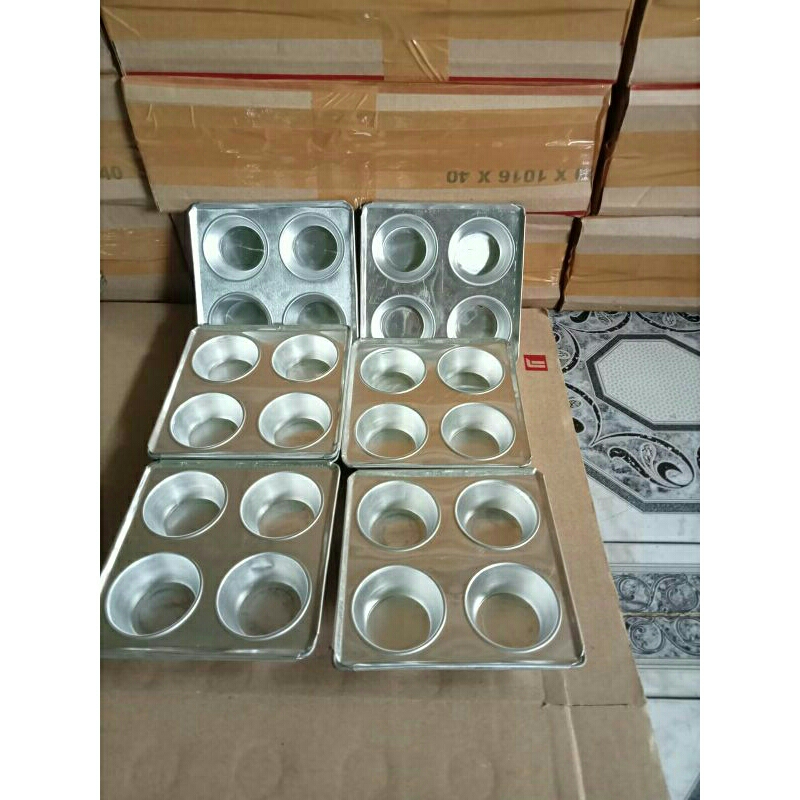 loyang muffin/tempat sodan wedang /tempat sodan bali lubang 4