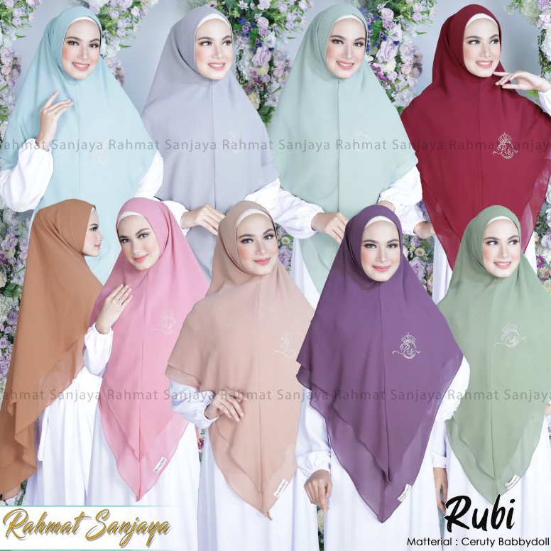 Berkualitas TERBARUKHIMAR 2 LAYAR JUMBO MODEL MUTIARA SAWAROSKY RAHMAT SANJAYA KHIMAR 2 LAYAR JUMBO 