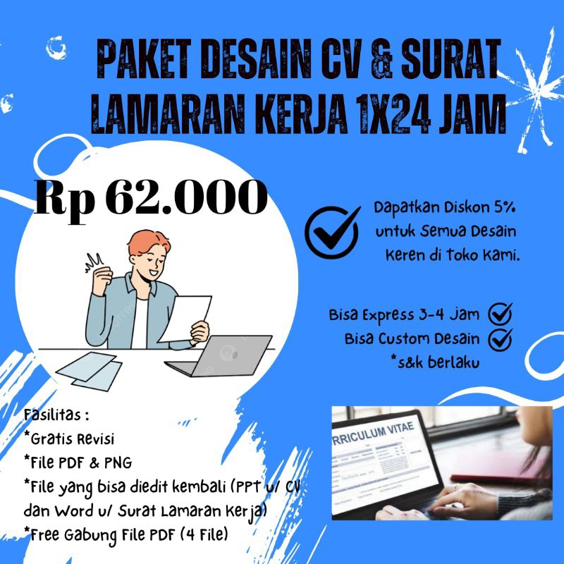 Paket CV dan Surat Lamaran Kerja