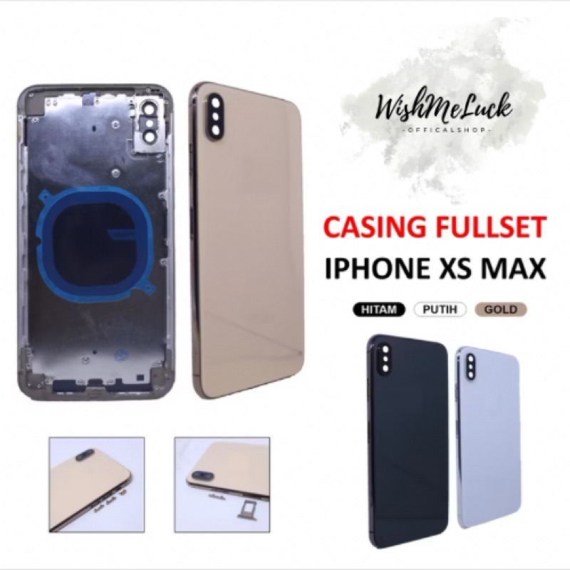 BACKCOVER/ CASING FULLSET - IPHONE XS MAX