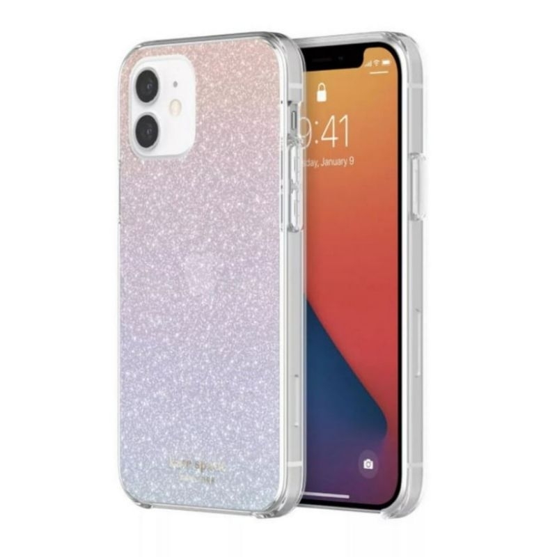 Original Kate Spade iPhone 12 Mini Case Ombre Glitter Casing Bling Cover