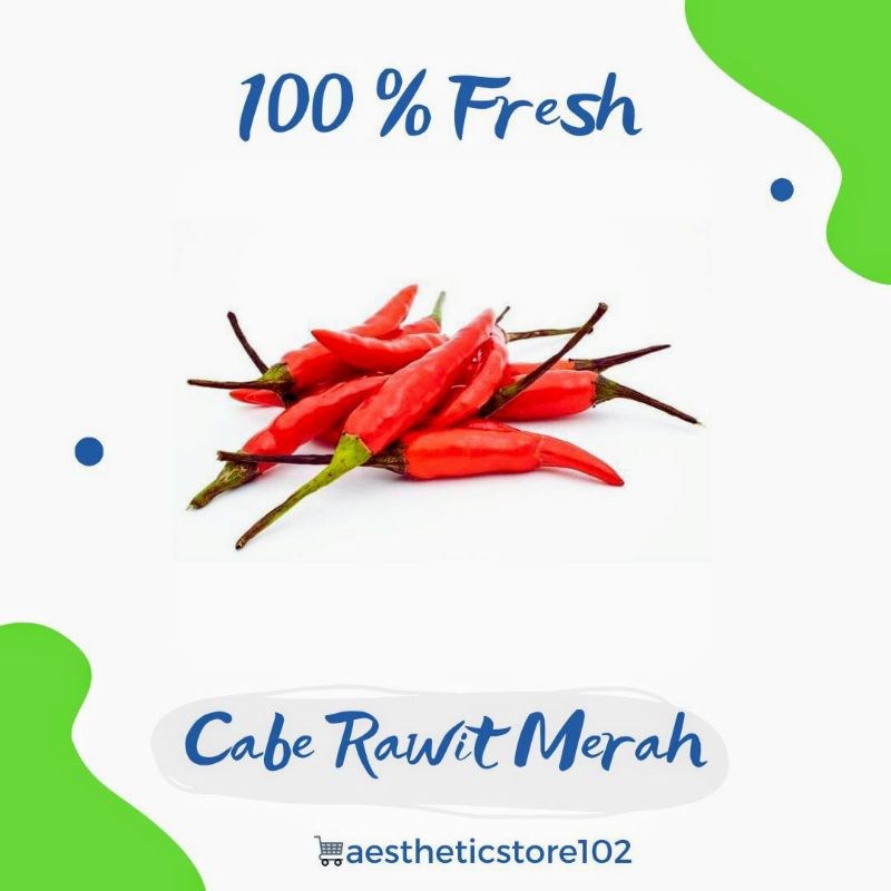 

Cabe Rawit Merah Setan Japlak 1 KG / Cabe Rawit Fress