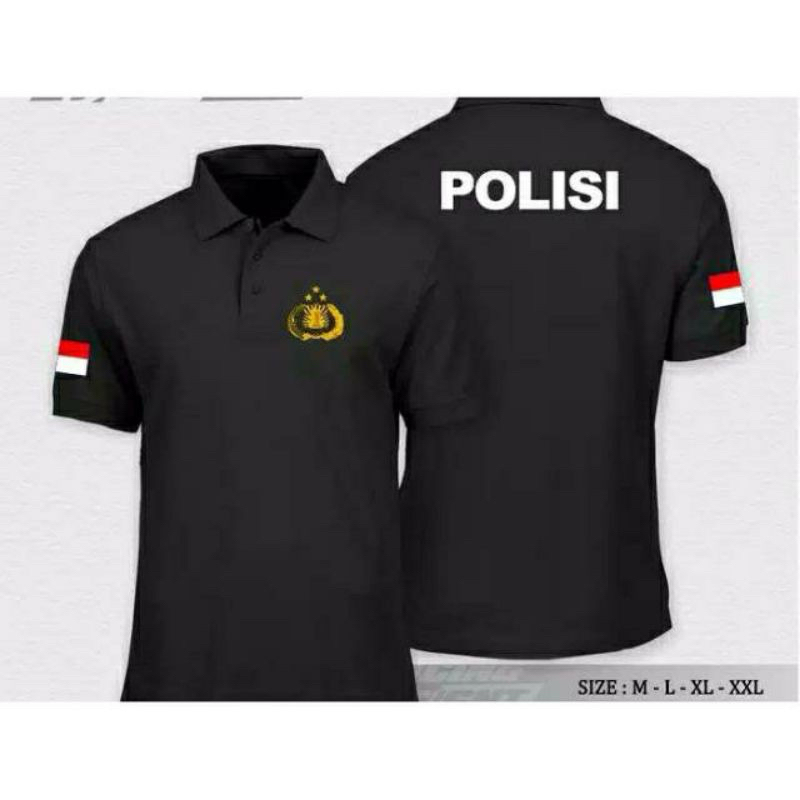 [COD] Kaos polo kerah POLISI / POLRI