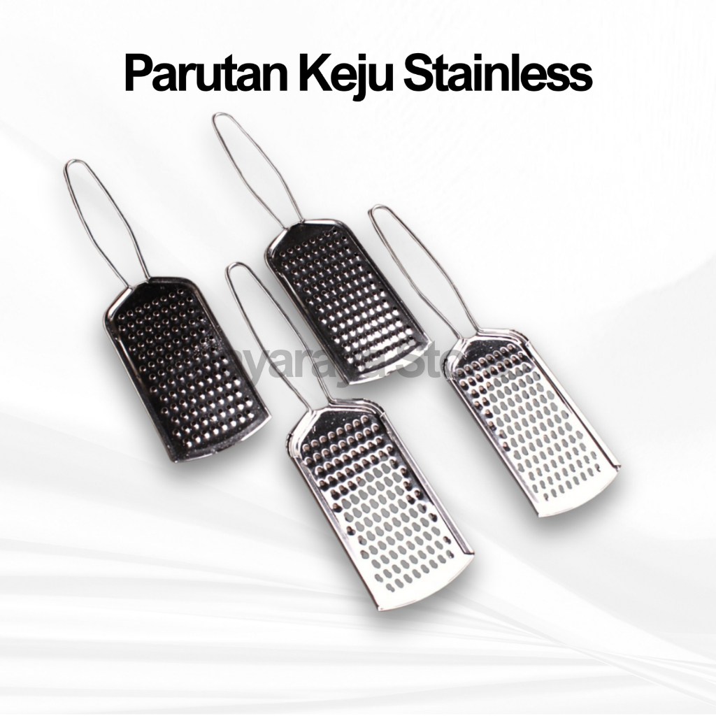 Parutan keju stainless steel serbaguna / parutan buah salad kentang coklat / parutan multifungsi