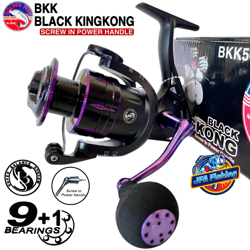 Reel GoldenFish BLACK KINGKONG 2000/5000 9+1Bb Power Handle