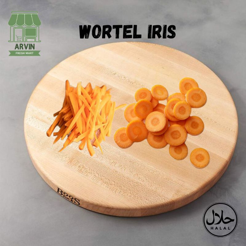 

Wortel iris, sayur prep, meal prep