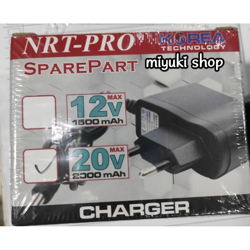 Adaptor charger Bor cordless NT Pro untuk bor wireless