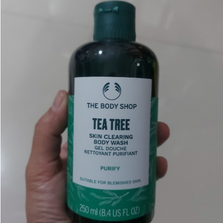 the body shop tea tree body wash 250ml / Sabun Mandi Cair the body shop tea tree