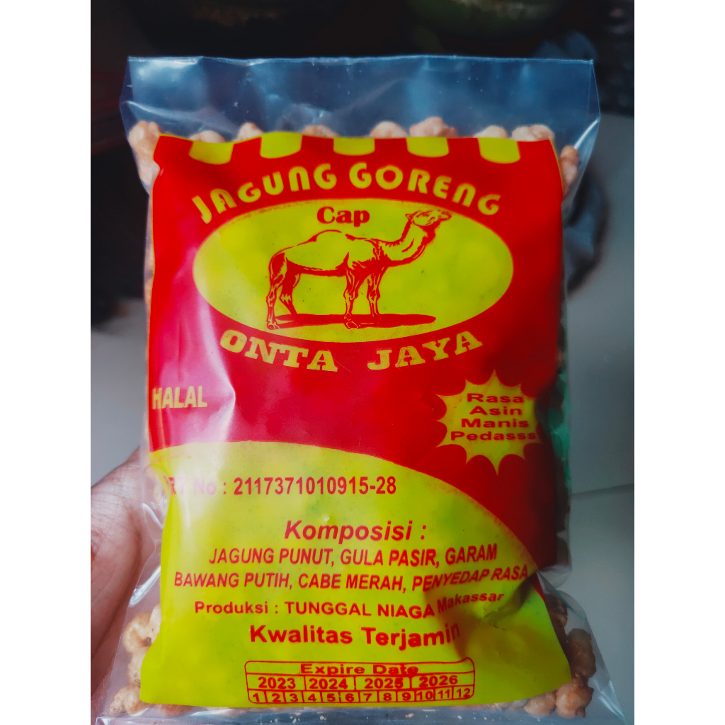 

Jagung goreng Onta Jaya Khas Sulsel