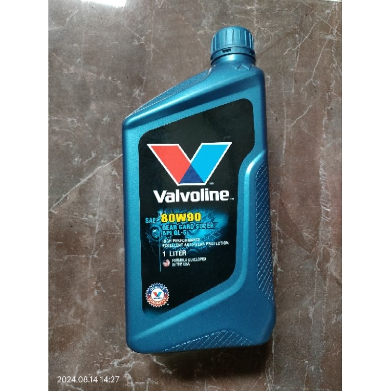 oli gardan / MTF valvoline gear guard super 80w90 GL5 LSD 1liter original