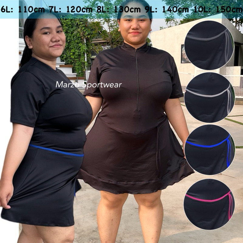 BAJU RENANG ROK WANITA JUMBO 150kg- BAJU DIVING ROK WANITA JUMBO - BAJU DIVING ROK WANITA POLOS - BA
