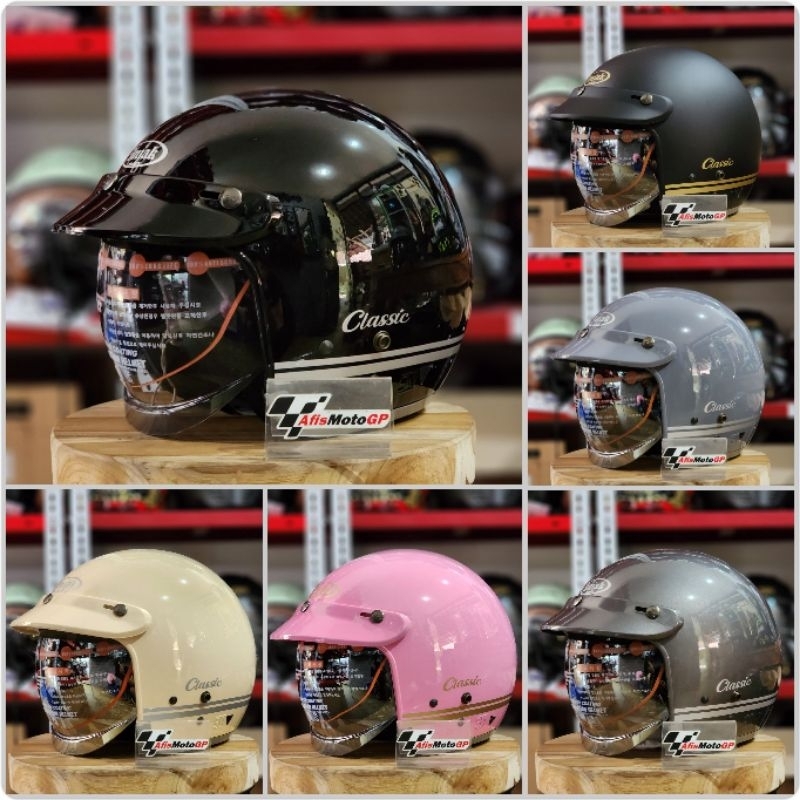 Helm Retro Injak classic Original SNI