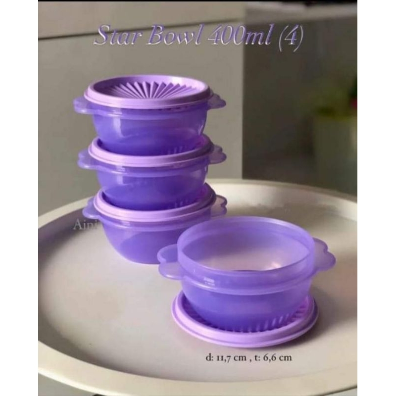 MANGKOK TUPPERWARE 400ML STAR BOWL TUPPERWARE ORIGINAL BISA COD