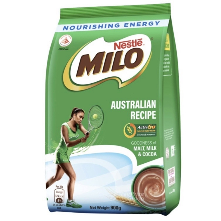 

MILO SINGAPORE Australian Instant Chocolate Malt Drink Powder Refill 900g - Australian